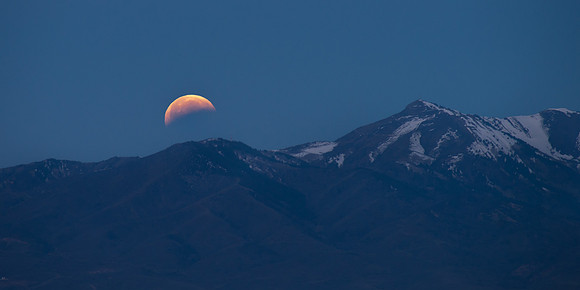 Lunar Eclipse Moonset