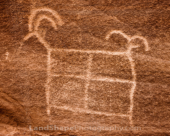 Rock Art in Nine Mile Canyon Utah.