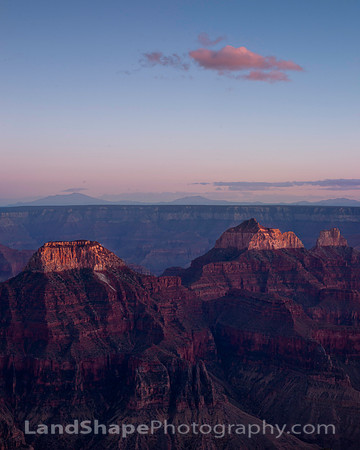 Bright Angel from the North Rim of the Grand Canyon